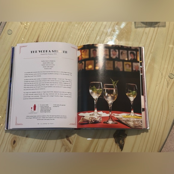 Broadway Stars Cocktail Recipe Book “I’ll Drink To That” By Laurence Maslon - Picture 10 of 11